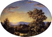 Frederic Edwin Church Twilight among the Mountains oil painting